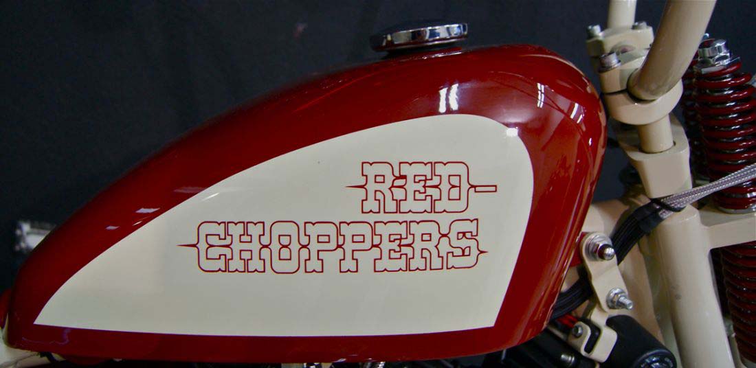 Red Choppers harley davidson (6)